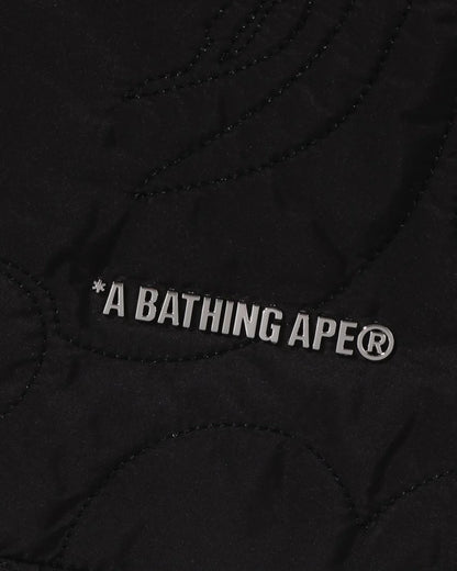 Line Camo Quilted Nylon Shark Full Zip Jacket