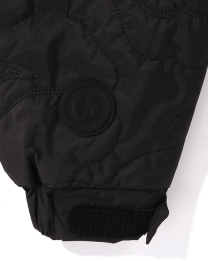 Line Camo Quilted Nylon Shark Full Zip Jacket