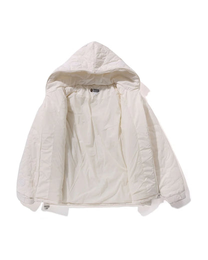 Line Camo Quilted Nylon Shark Full Zip Jacket