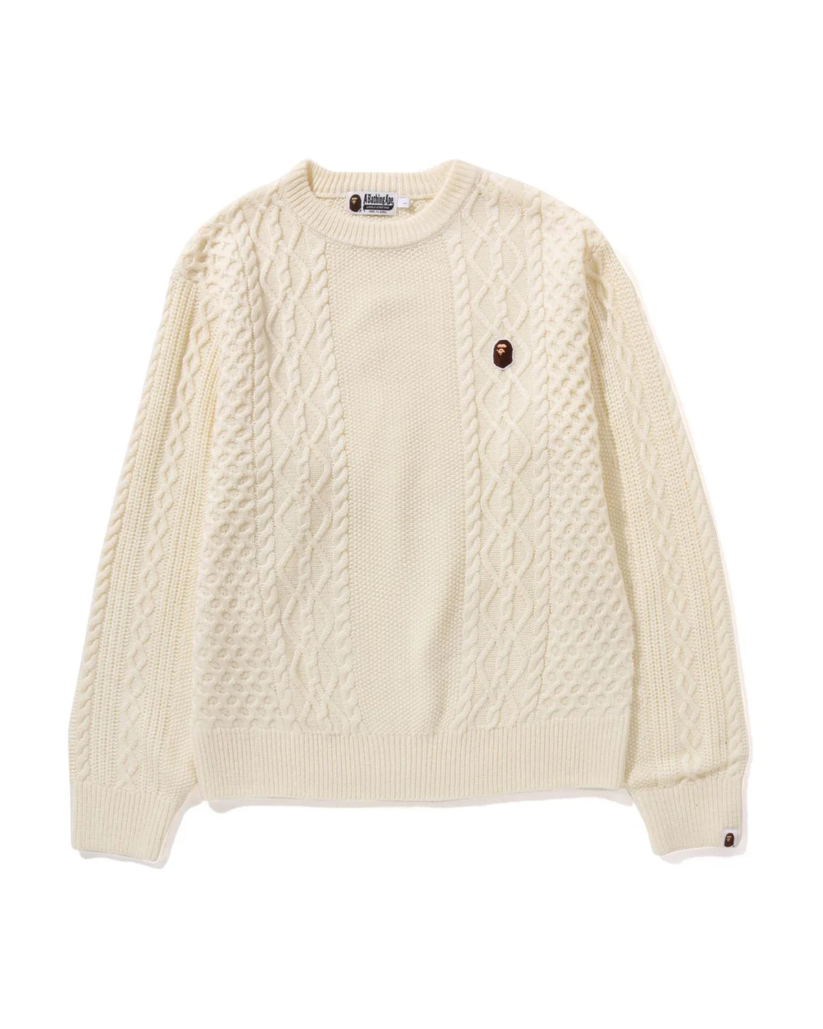 Ape Head One Point Knit Sweater
