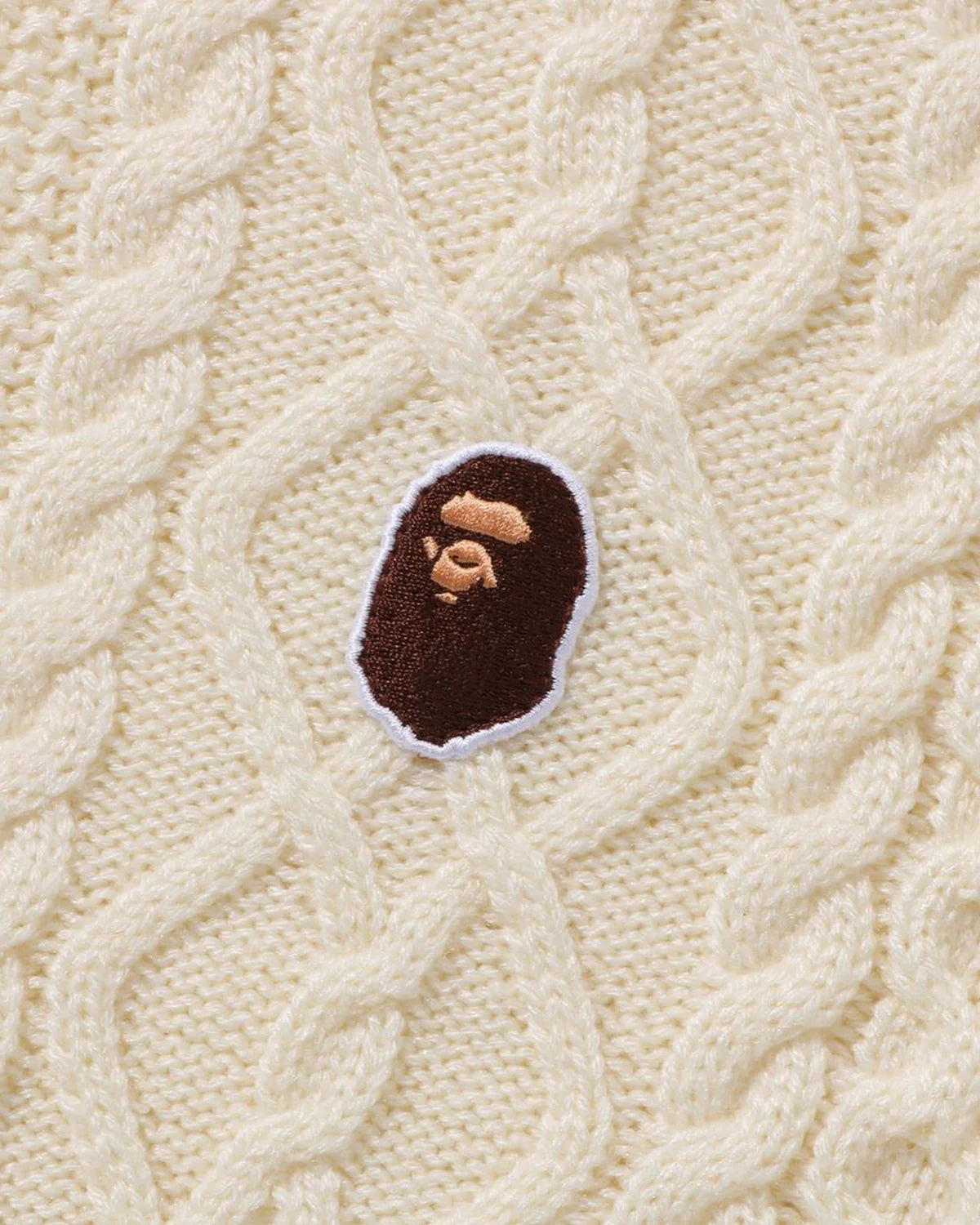 Ape Head One Point Knit Sweater