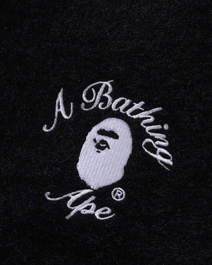 A BATHING APE Men Cardigan Embroidery Shaggy Knit Cardigan