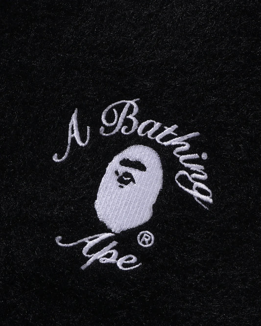 A BATHING APE Men Cardigan Embroidery Shaggy Knit Cardigan