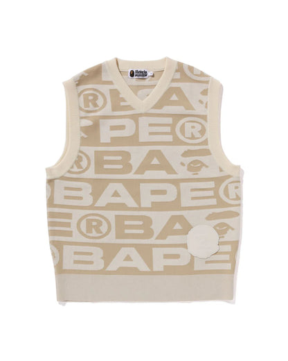 Lux Sport Pattern Knit Vest