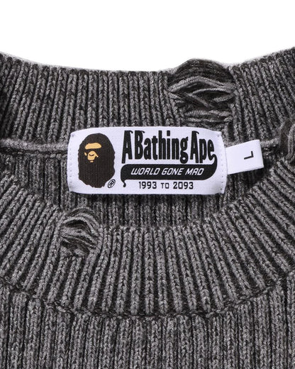 Damage Relaxed Fit BAPE Sweater