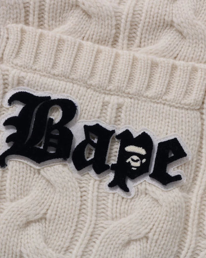 College Badges Knit Cardigan