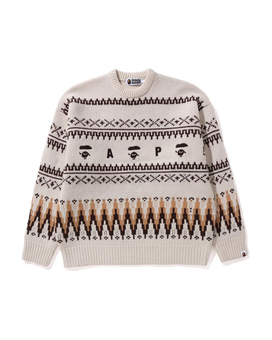 BAPE Snowflake Knit Sweater