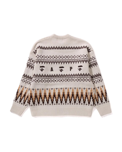 BAPE Snowflake Knit Sweater