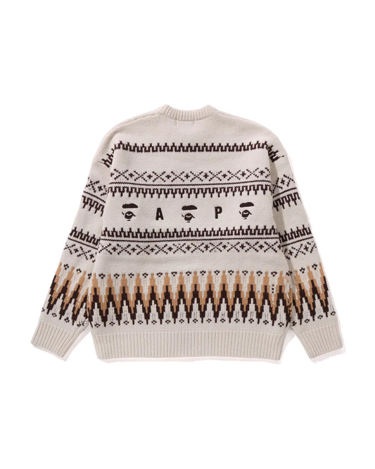 BAPE Snowflake Knit Sweater