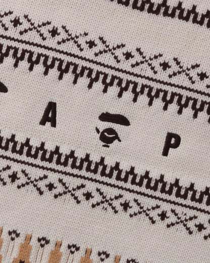 BAPE Snowflake Knit Sweater
