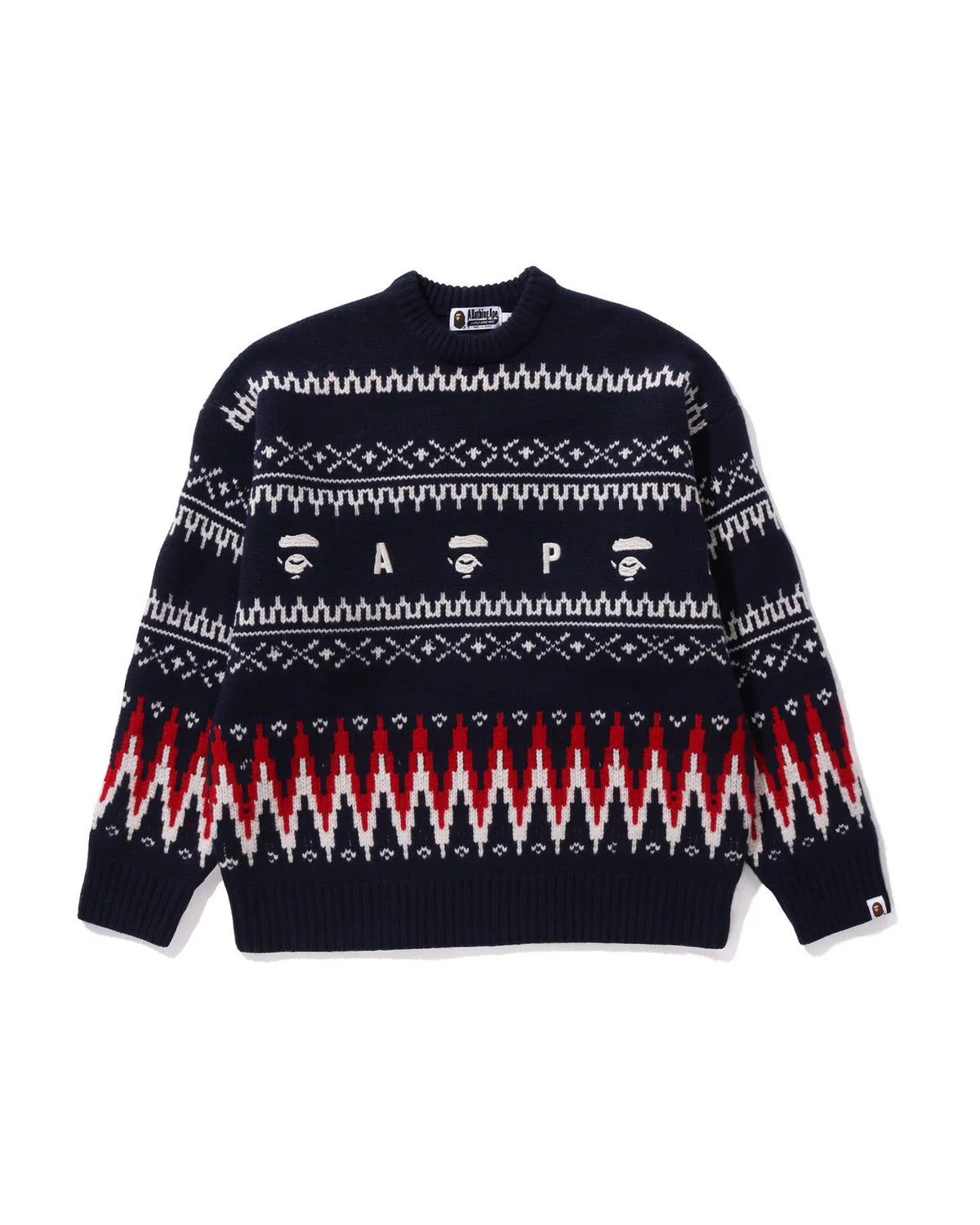 BAPE Snowflake Knit Sweater