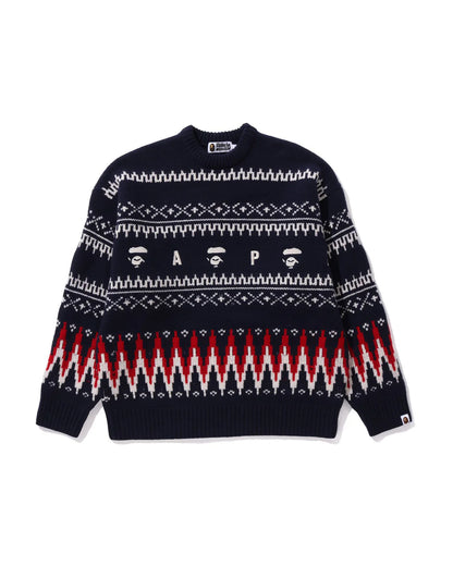 BAPE Snowflake Knit Sweater