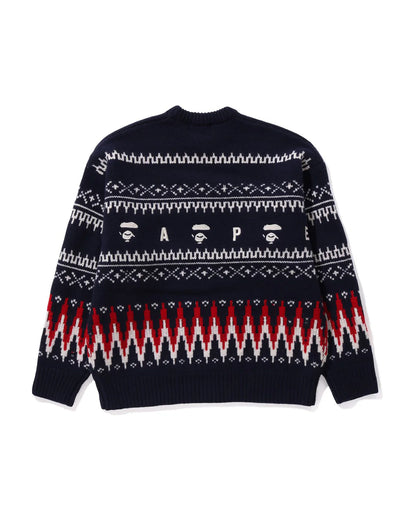 BAPE Snowflake Knit Sweater