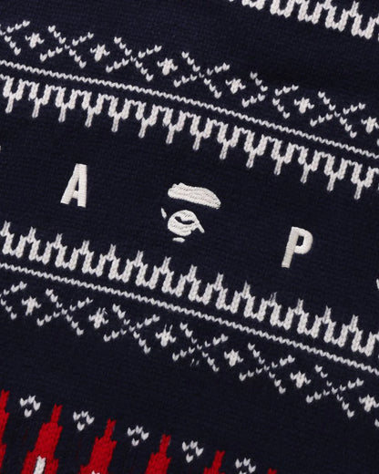 BAPE Snowflake Knit Sweater