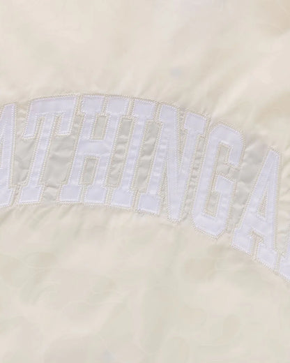 Tonal Solid Camo Coach Jacket