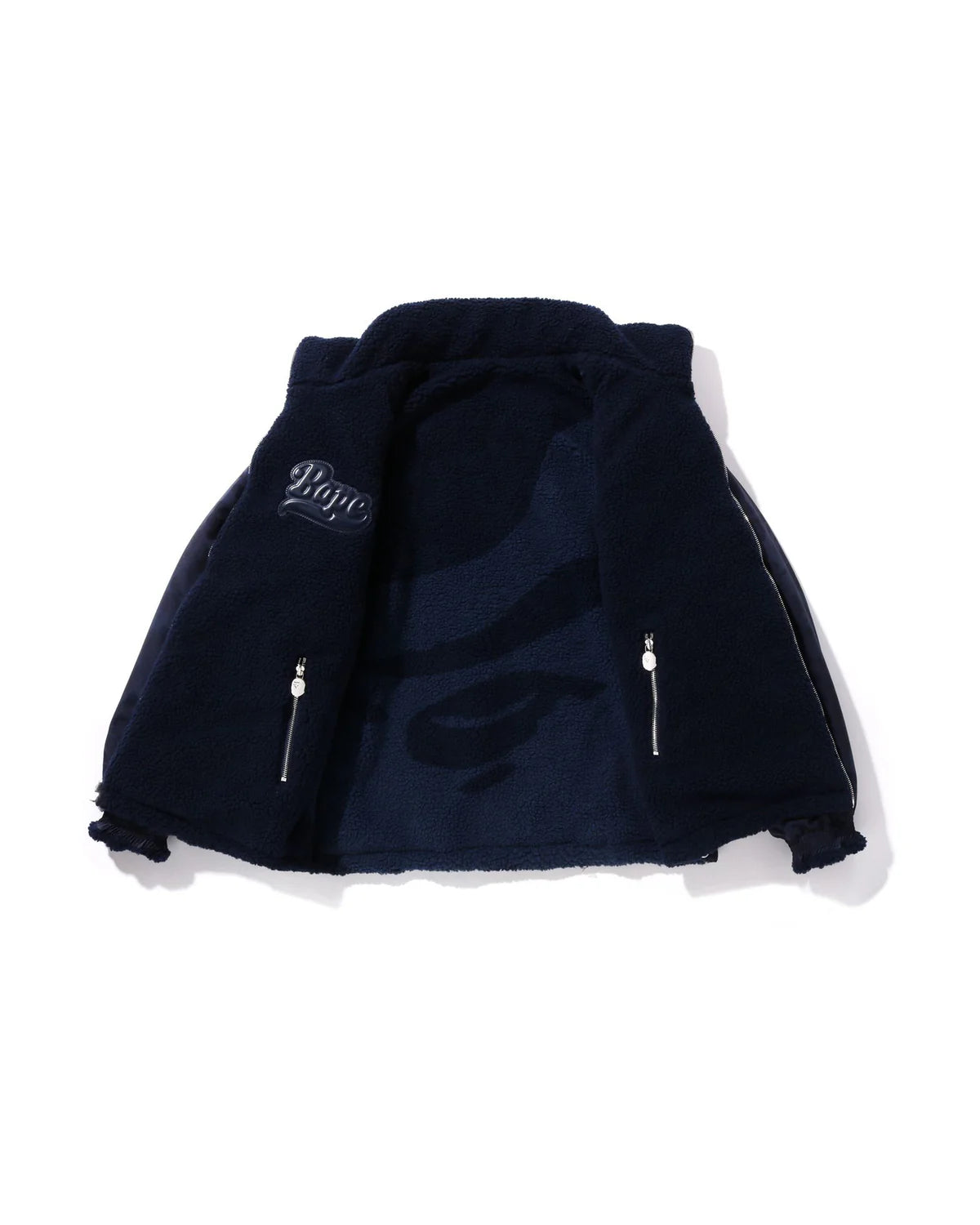 Tonal Solid Camo Sherpa Reversible Jacket