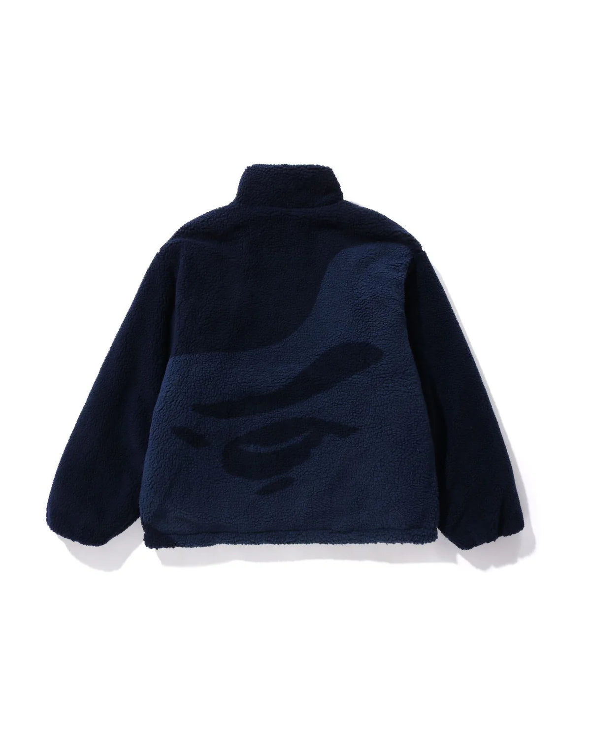 Tonal Solid Camo Sherpa Reversible Jacket