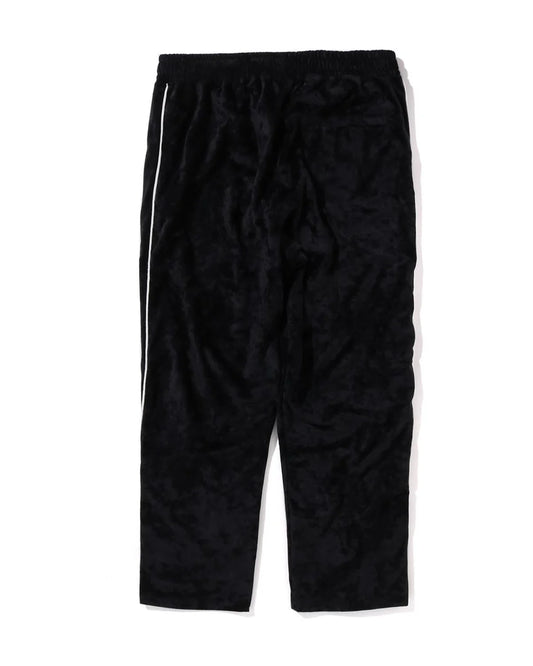 Bathing Ape Logo Velvet Loose Fit Pants