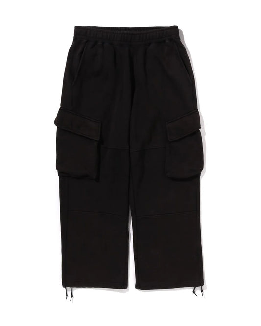 Garment Dye Oversized Fit Cargo Sweatpants