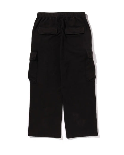 Garment Dye Oversized Fit Cargo Sweatpants