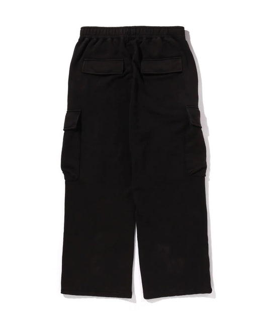 Garment Dye Oversized Fit Cargo Sweatpants