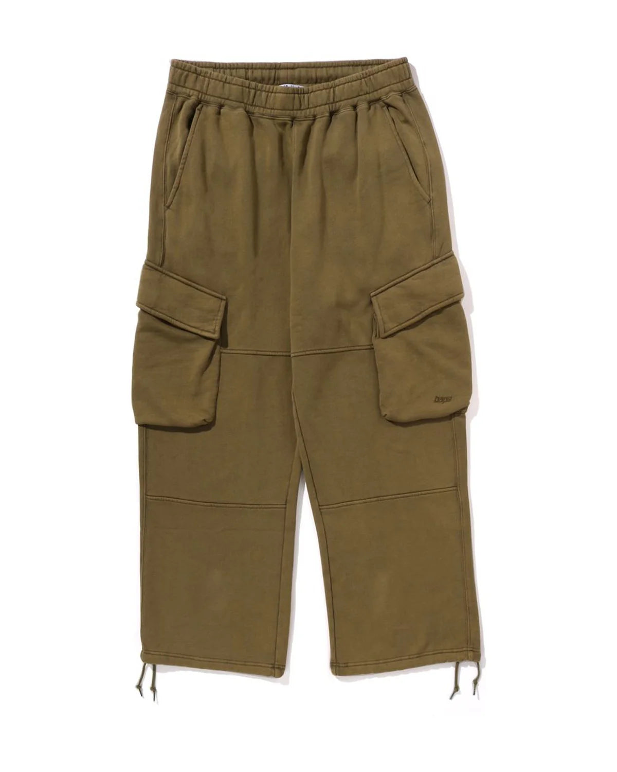 Garment Dye Oversized Fit Cargo Sweatpants