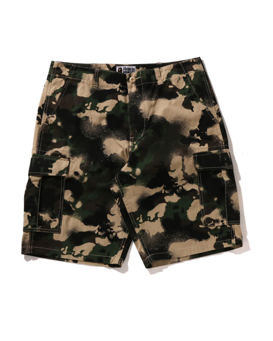 Map Camo Regular Fit Cargo Shorts