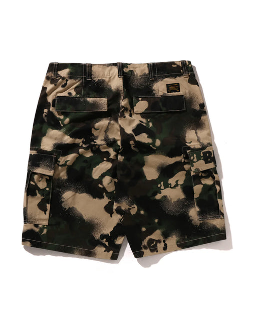 Map Camo Regular Fit Cargo Shorts