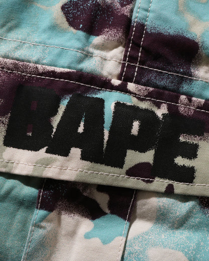 Map Camo Regular Fit Cargo Shorts