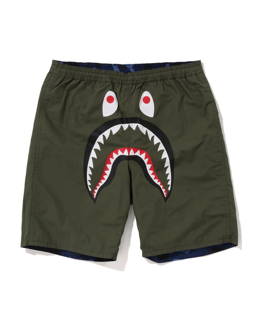 Color Camo Shark Reversible Shorts