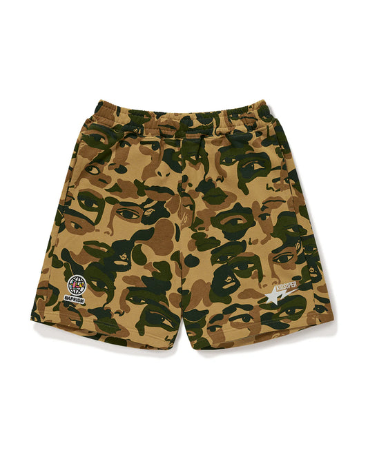 BAPE X Kidsuper Camo Sweat Shorts