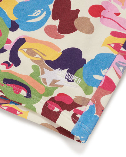BAPE X Kidsuper Camo Sweat Shorts