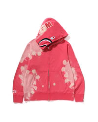 Hand Dye Shark Full Zip Hoodie