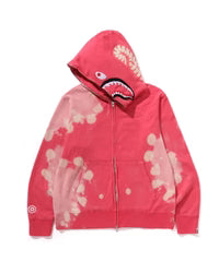 Hand Dye Shark Full Zip Hoodie