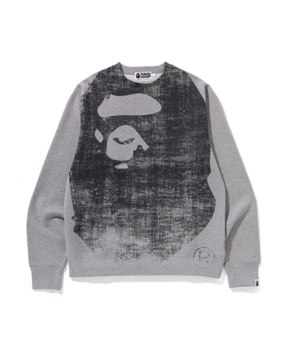 Ape Head Over Print Crewneck Sweat
