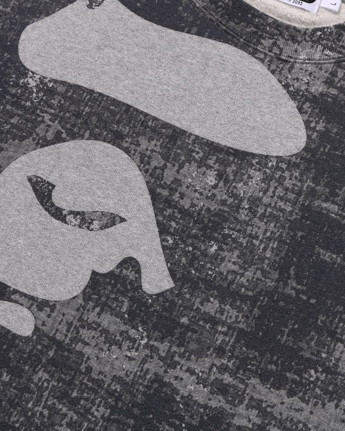 Ape Head Over Print Crewneck Sweat