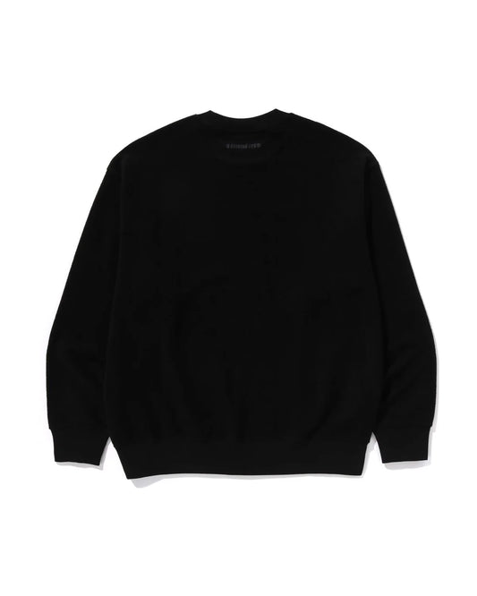 Bathing Ape Logo Relaxed Fit Crewneck Sweatshirt