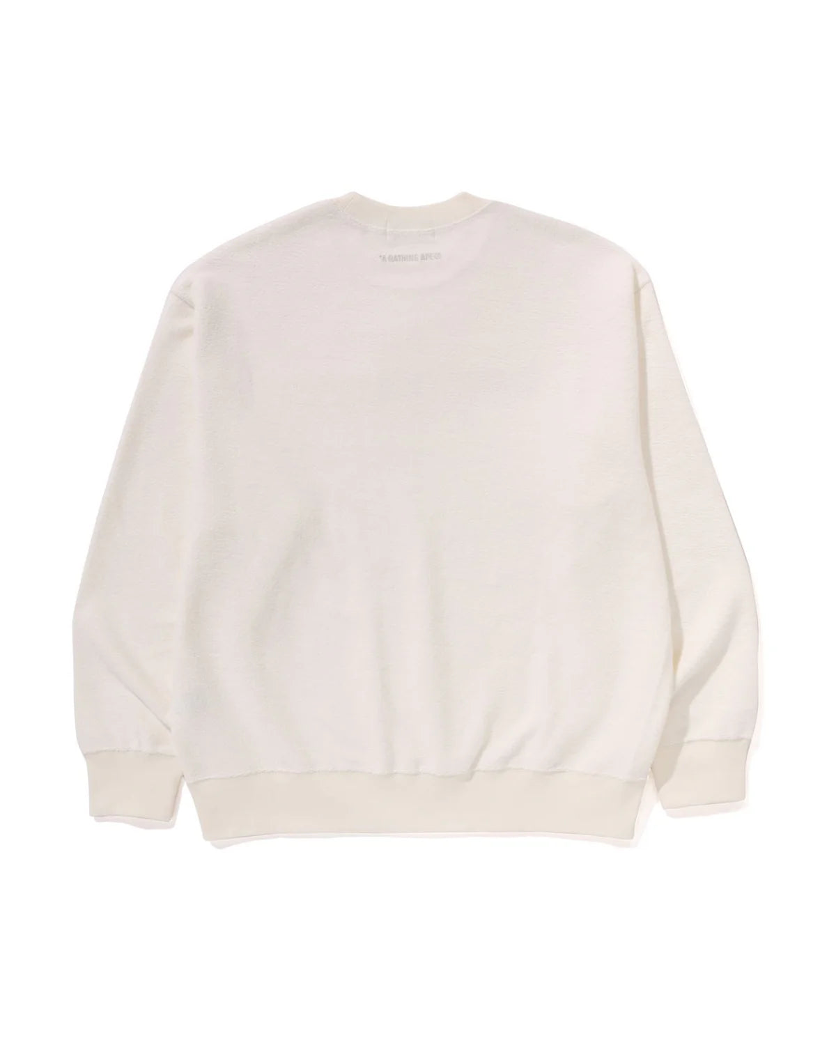 Bathing Ape Logo Relaxed Fit Crewneck Sweatshirt