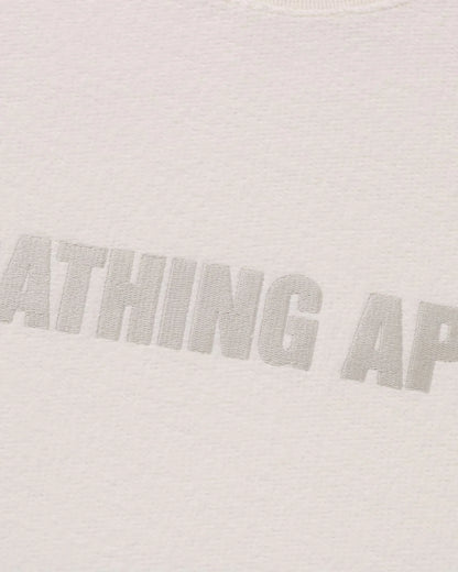 Bathing Ape Logo Relaxed Fit Crewneck Sweatshirt