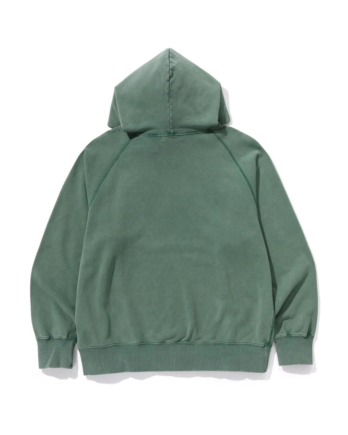Washed Effect Relaxed Fit Pullover Hoodie
