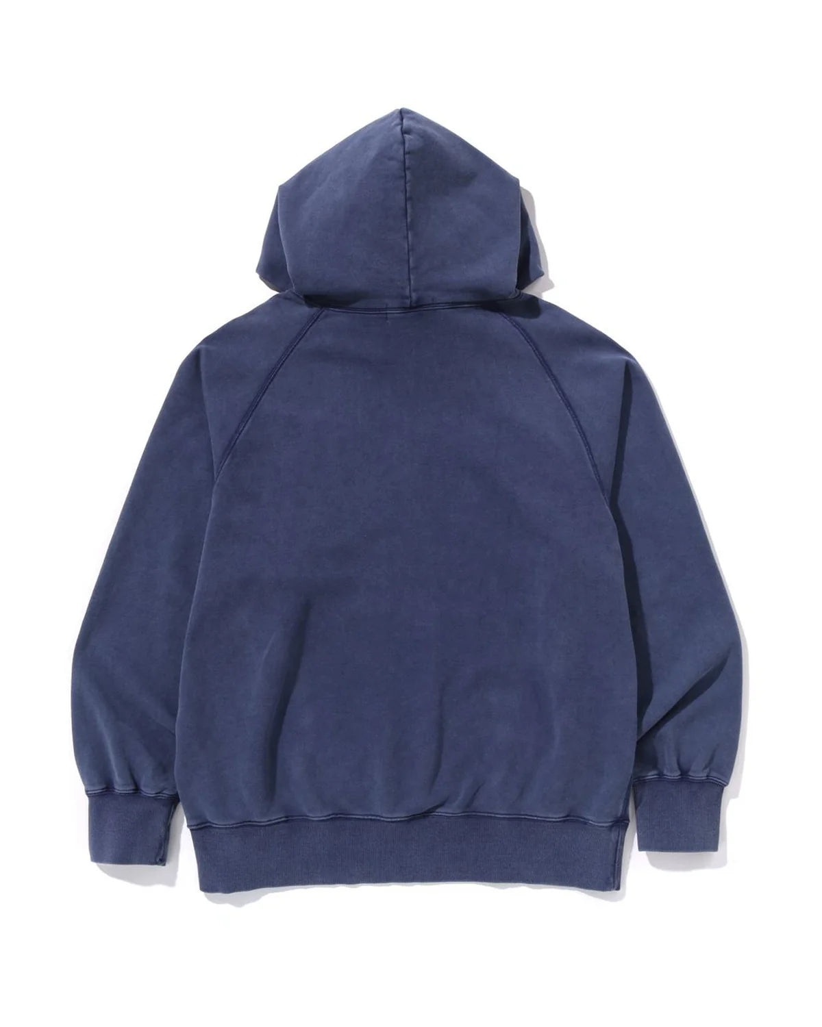 Washed Effect Relaxed Fit Pullover Hoodie