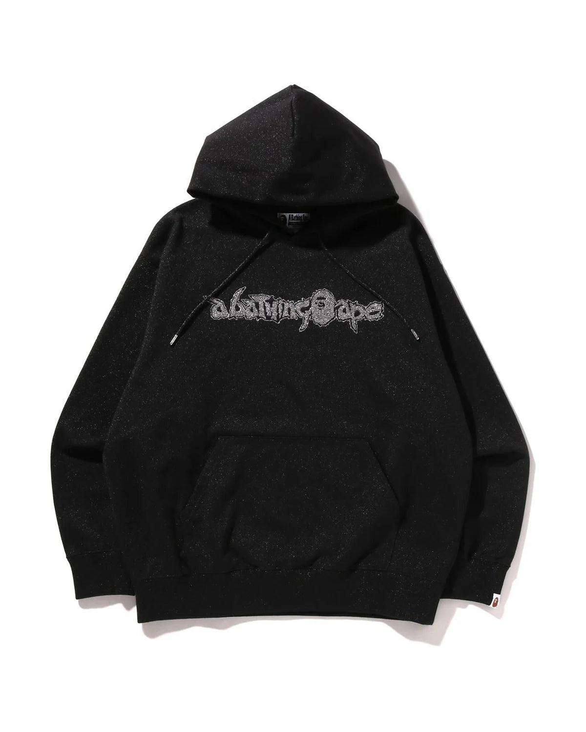 Metallic Yarn Pullover Hoodie