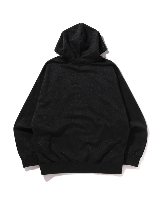 Metallic Yarn Pullover Hoodie