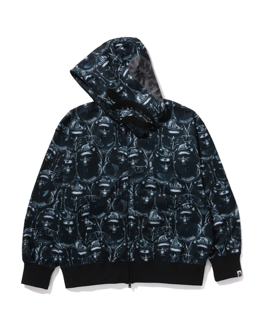 Ape Head Graffiti Shark Full Zip Hoodie