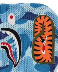 Abc Camo Crochet Relaxed Fit Shark Full Zip Hoodie