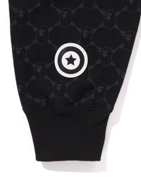 College Monogram Relaxed Fit Shark Full Zip Hoodie