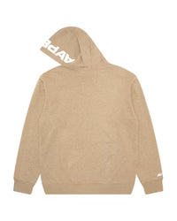 AAPENOW moonface heart logo zip-up hoodie