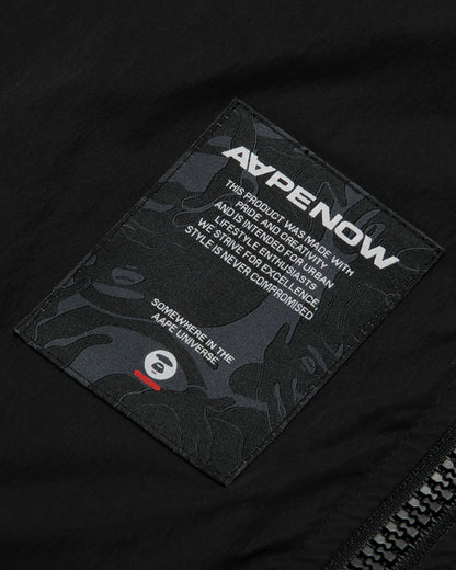 AAPE NOW moonface logo puffer jacket