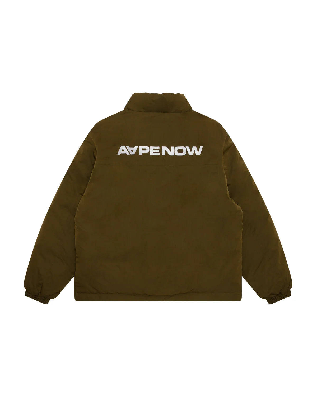 AAPE NOW moonface logo puffer jacket