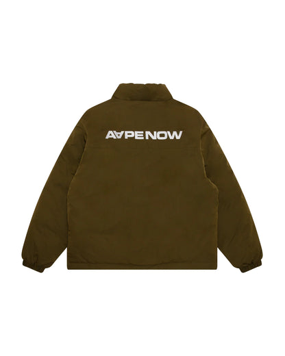 AAPE NOW moonface logo puffer jacket